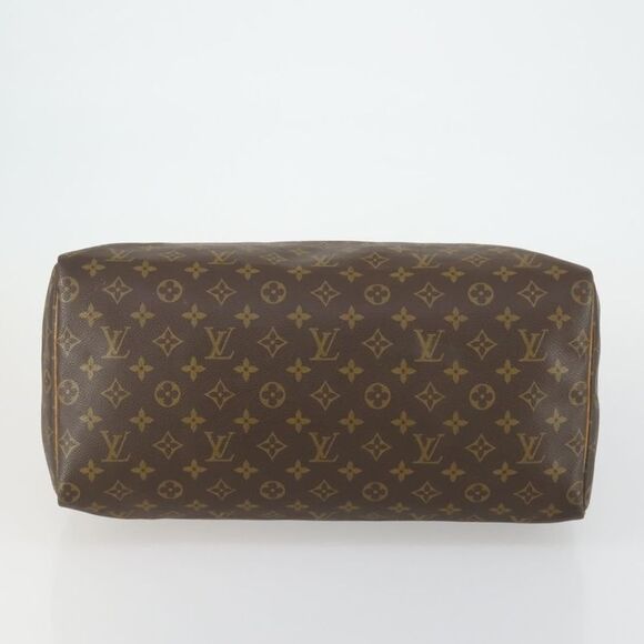 Louis Vuitton Speedy Handbag Monogram Canvas Brown Canvas Handbag (Pre-Owned) - Picture 15 of 16